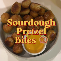Easy Sourdough Pretzel Bites