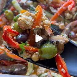 Roasted Feta Veggies