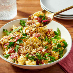Roasted Grape And Cauliflower Salad