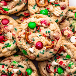 Christmas Kitchen Sink Cookies, edit