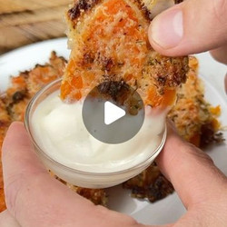 Crispy Parmesan Smashed Carrots