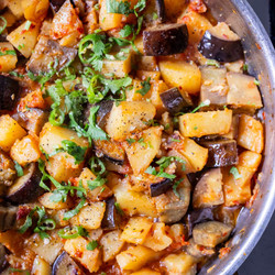 Aloo Baingan Recipe