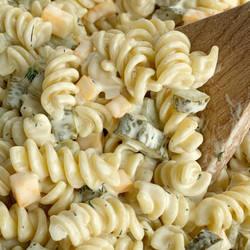 Dill Pickle Pasta Salad