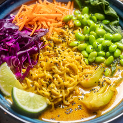 Vegan Spicy Curry Ramen