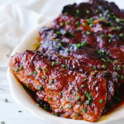 Oven Baked Riblets