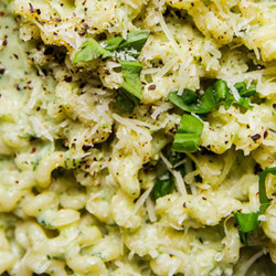 Creamy Zucchini Pasta