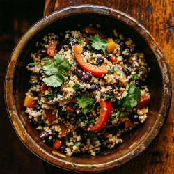 Haitian Millet And Black Bean Pilaf Recipe
