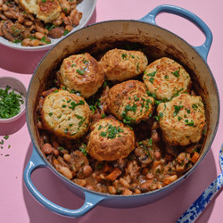 Ali Honour’s Bean And Mushroom Stew With Cheese Dumplings