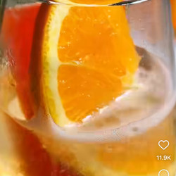 Aperol Spritz Popsicles