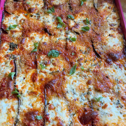 Sheet Pan Eggplant Parmesan