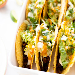 Vegan Oven Baked Tacos
