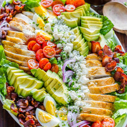 Cobb Salad With The Best Cobb Salad Dressing