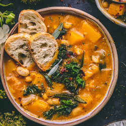 Vegan Curried Butternut Soup