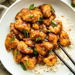 General Tso's Chicken (baked)