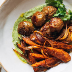 Avocado Mojo Bowls With Sweet Potato
