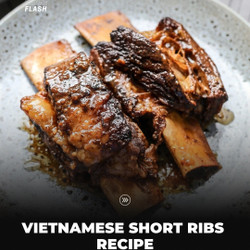 Tender Vietnamese Short Ribs Glazed In A Sweet, Savory Fish Sauce Caramel