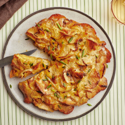 Sour-cream-and-onion Tortilla Española