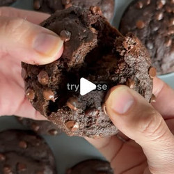 Chocolate Veggie Muffins