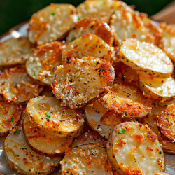 Crispy Crunchy Parmesan Potatoes