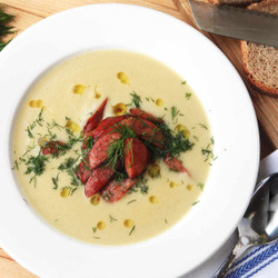 Easy Creamy Potato, Leek, And Sauerkraut Soup - Kenji Lopez Alt kapusniak