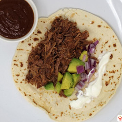 Slow Cooker Pork Mole Tacos