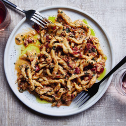 Silvia Colloca’s 10-minute Prep Busiate Alla Trapanese