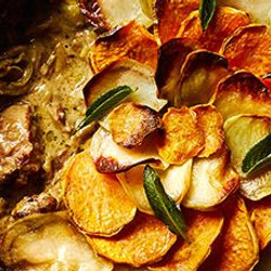 Slow-cooked Pork, Cider &amp; Sage Hotpot