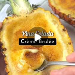Piña Colada Crème Brûlée