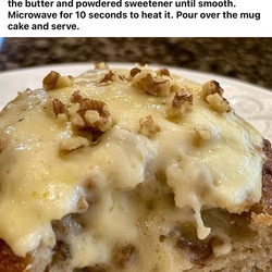 Cinnamon Roll Mug Cake