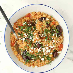 One Pot Greek Couscous