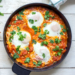 Shakshuka (schakschuka) - Israelische Köstlichkeit