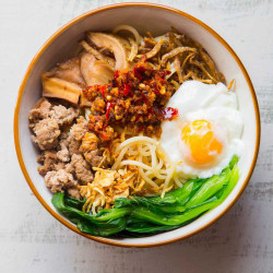 Homemade Kl Dry Chili Pan Mee (chili Ban Mian)