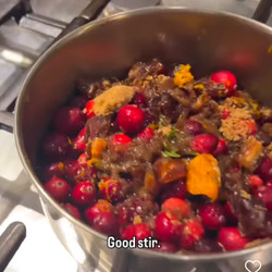 Cranberry Sauce with Dates