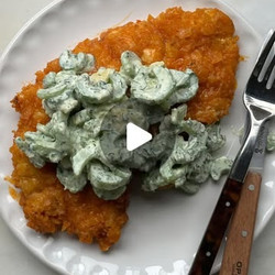 Buffalo Chicken Cutlets With Celery Ranch Slaw