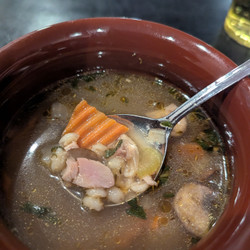 Awesome Smoked Turkey Barley Soup