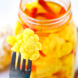 Hot Pickled Cauliflower