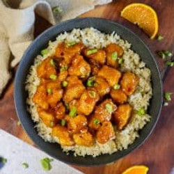 Vegan Orange Chicken (tofu)
