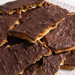 Chocolate-covered Matzo