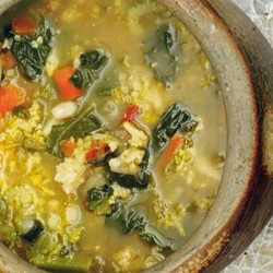 Spring Vegetable &amp; Bean Soup