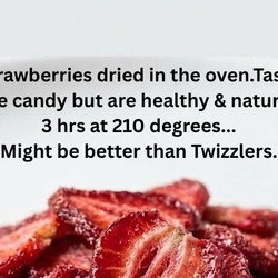 Oven-dried Strawberries