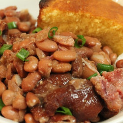 Southern Pinto Beans And Ham Hocks Made In The Crock Pot