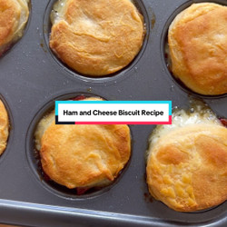 Easy Glazed Ham And Cheese Biscuits