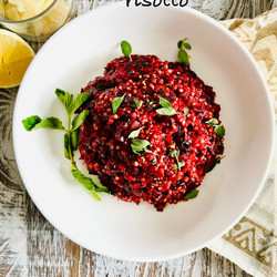 Beetroot Buckwheat Risotto