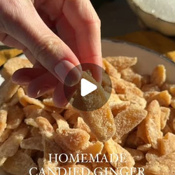 Homemade Candied Ginger
