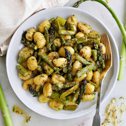 Sheet Pan Gnocchi With Asparagus