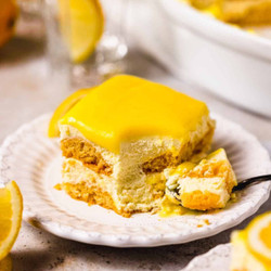 Lemon Tiramisu With Lemon Curd