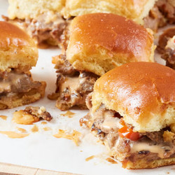 Philly Cheesesteak Sliders