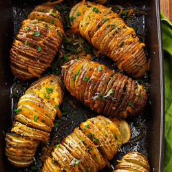 Cheese &amp; Herb Potato Fans