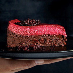 Beet &amp; Brownie Cheesecake