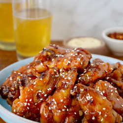 Crispy Baked Orange Chicken Wings